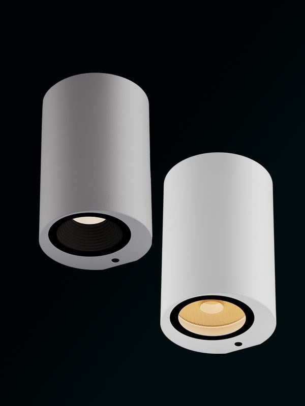 MOON P in Grey and White finishes